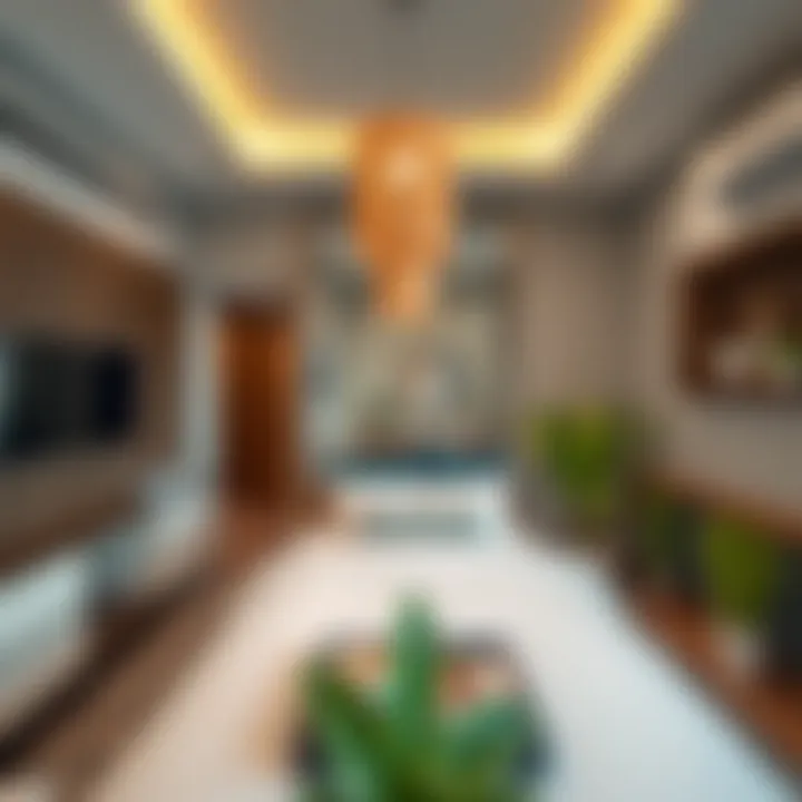 Modern amenities in a room rental property