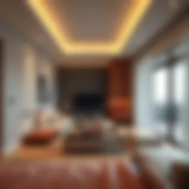 A modern room interior reflecting contemporary design trends in Al Twar