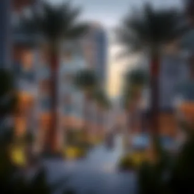 Vibrant community surroundings of Jumeirah Village Circle