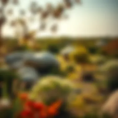 A picturesque nature reserve showcasing diverse flora