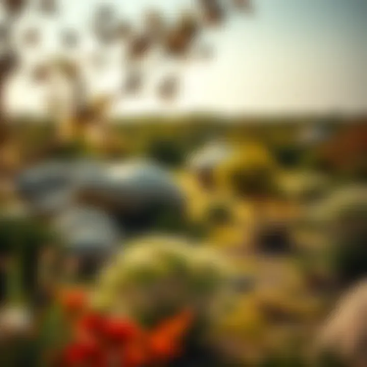 A picturesque nature reserve showcasing diverse flora