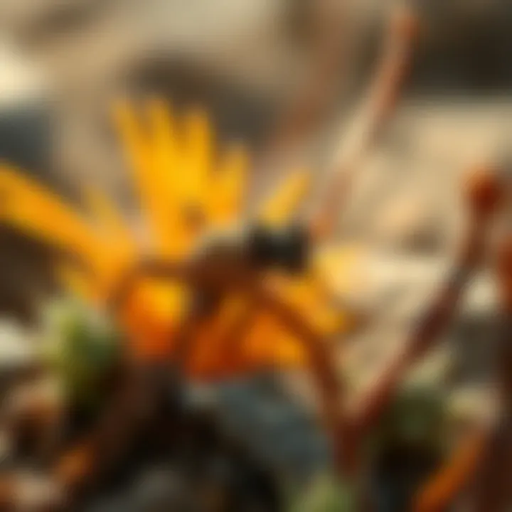 Close-up of unique flora and fauna found on Siniyah Island