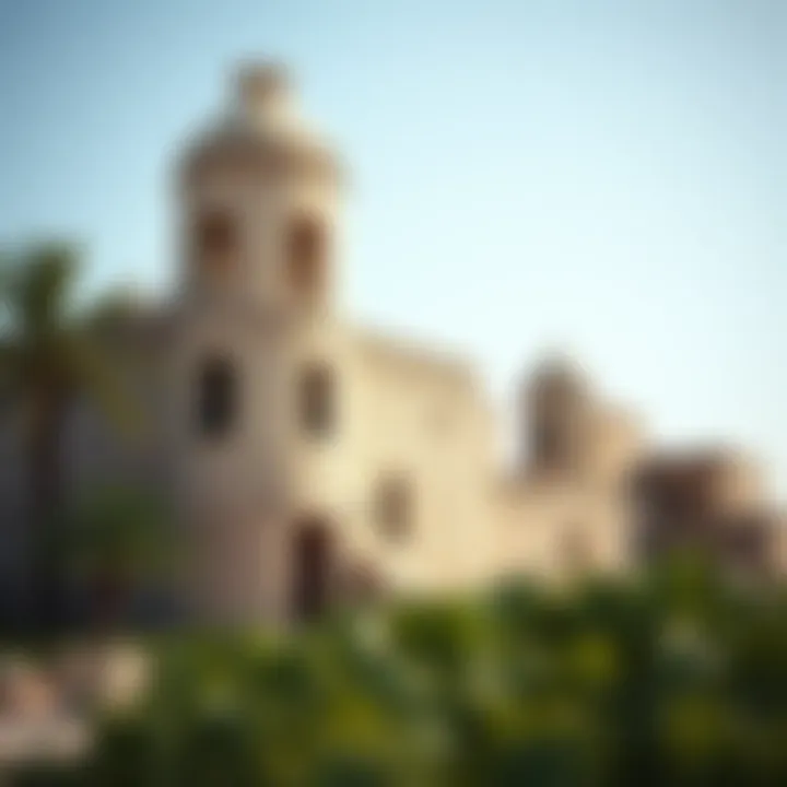 Historical landmarks reflecting the cultural heritage of Siniyah Island