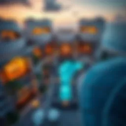 Breathtaking view of Six Senses Residences on Palm Jumeirah