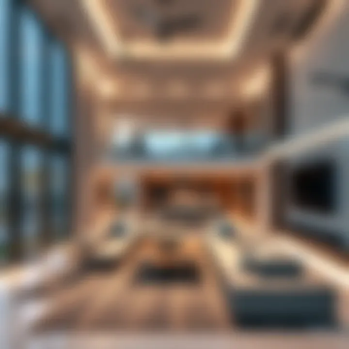 Example of space optimization in a compact villa layout