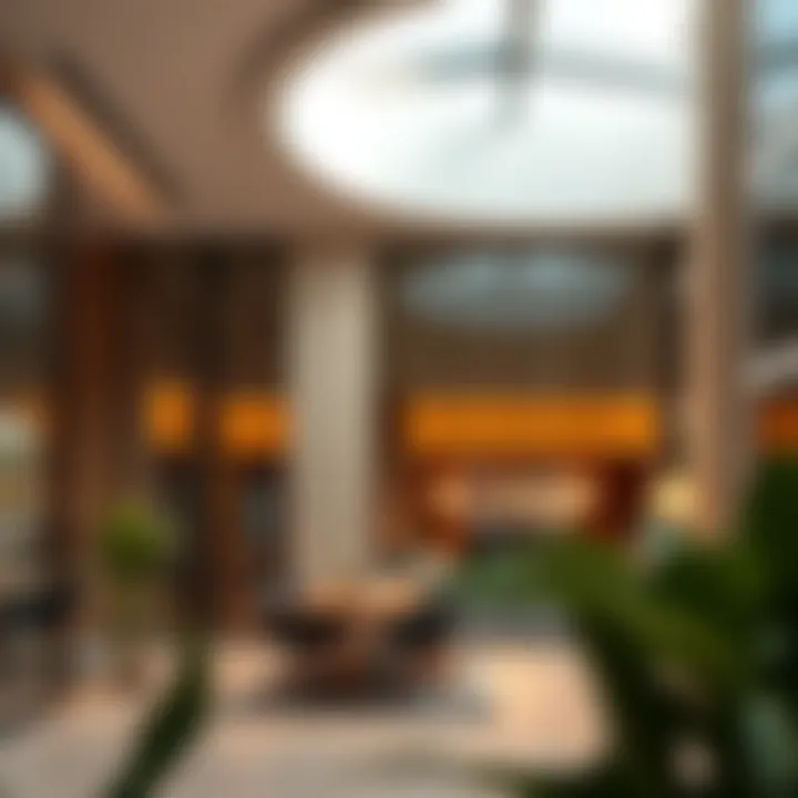 Interior of the Solarium Building featuring office spaces