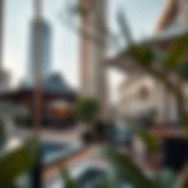 Amenities surrounding the Standard Chartered Tower in Downtown Dubai