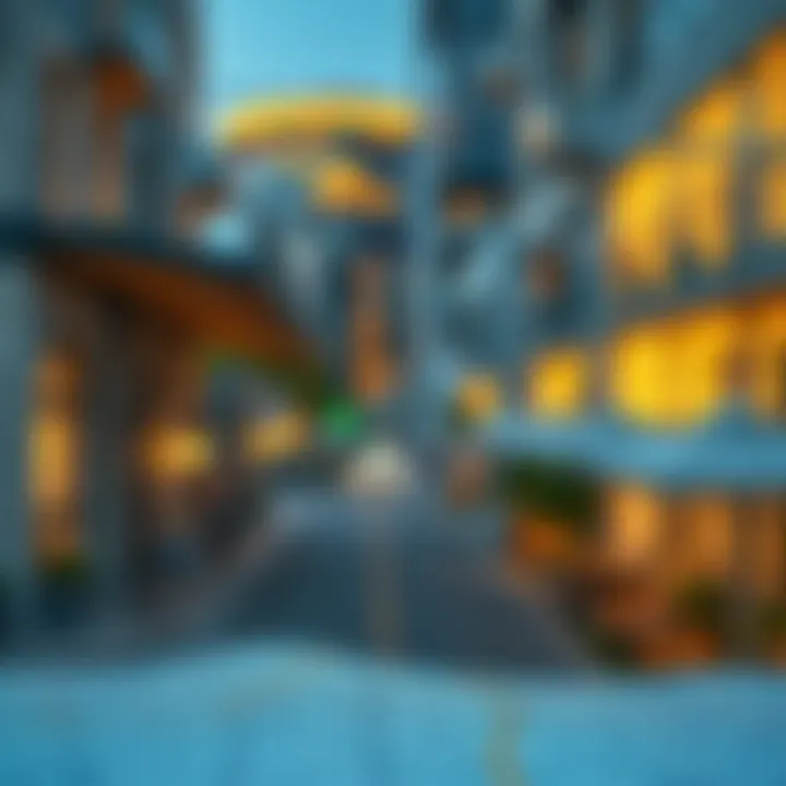 Neighborhood Insights for Renting Map highlighting popular neighborhoods in Dubai for studio rentals