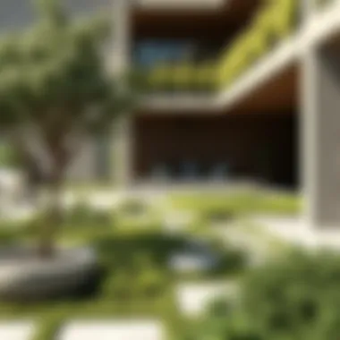 Integration of Green Spaces in Urban Design Green spaces integrated into urban living in Dubai