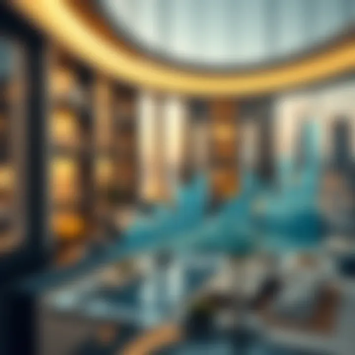 Graph depicting real estate market trends in Dubai