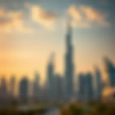 Stunning skyline of Dubai showcasing iconic architecture