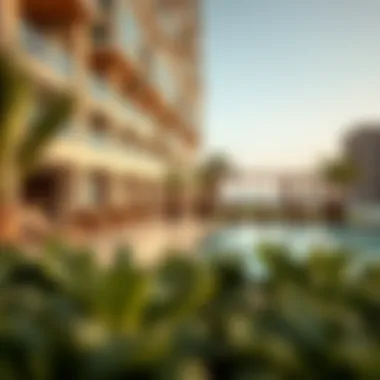 Highlighting amenities available at Corniche Building