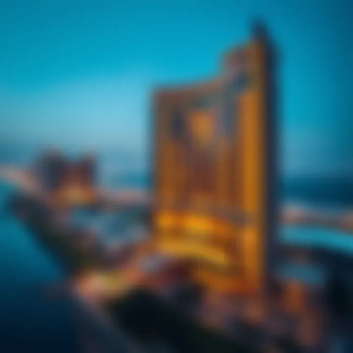 Panoramic view of Burjuman area with Corniche Building in view