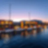 A stunning view of Canal Walk's waterfront architecture