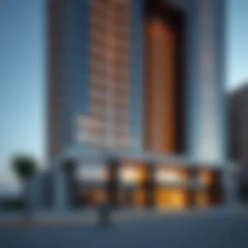 Stunning exterior view of Hotel Address Sky View showcasing contemporary architecture