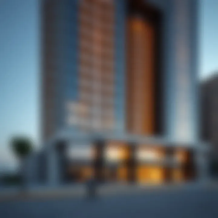 Stunning exterior view of Hotel Address Sky View showcasing contemporary architecture