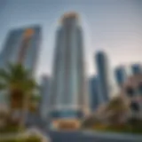 Stunning exterior view of the Exchange Tower showcasing its modern architecture