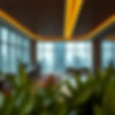 Interior of the Exchange Tower featuring luxurious office spaces