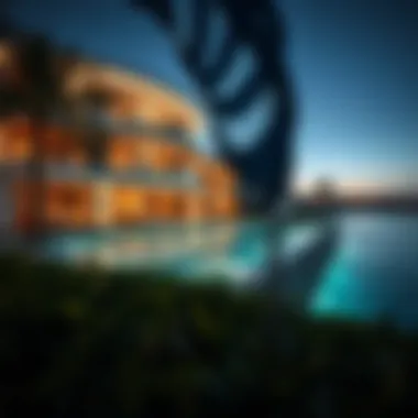 Luxurious Beachfront Property Luxurious beachfront property on Palm Island highlighting investment potential