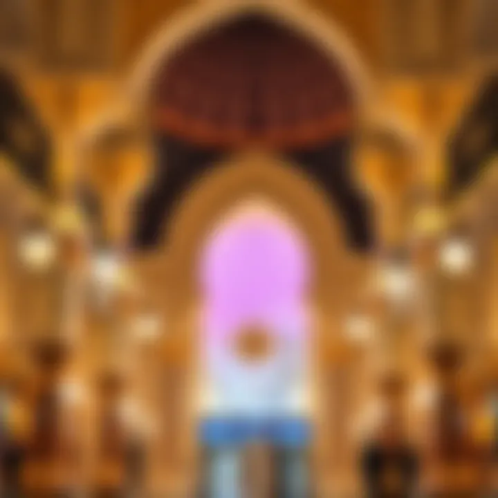 The Architectural Marvel of the Gold Souq Architectural details of the Gold Souq