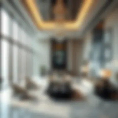 Inside the Jewel Tower: Luxury Living Luxurious interior of a residence in Jewel Tower