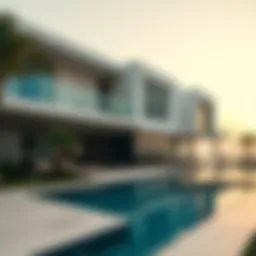 Stunning luxury villa with modern architecture in Dubai