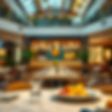 A delightful dining setting within Festival Mall