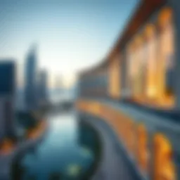 A panoramic view of مول النخيل showcasing its stunning architecture