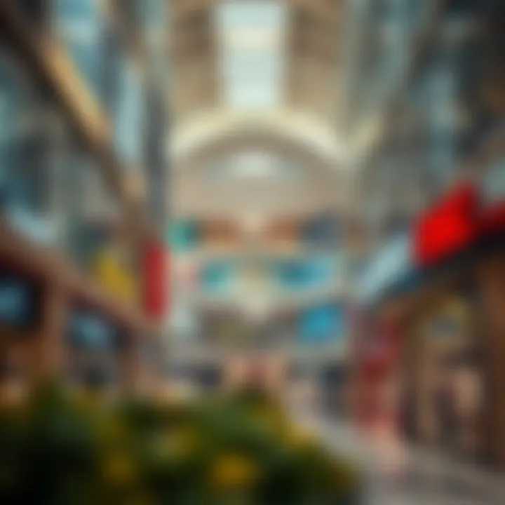 Modern shopping center in Deira