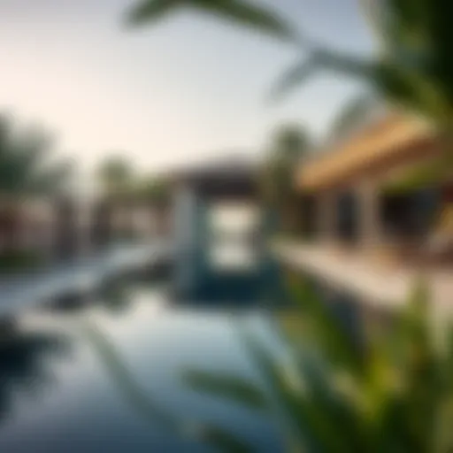 Luxurious villa surrounded by nature