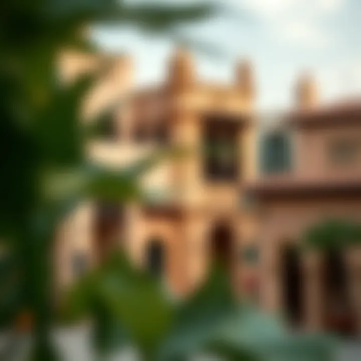 The historic Al Fahidi neighborhood showcasing traditional architecture
