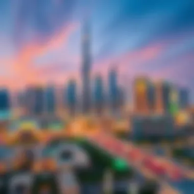 Vibrant Dubai skyline highlighting real estate opportunities