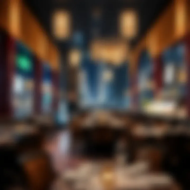 Luxurious dining experience at a City Walk restaurant
