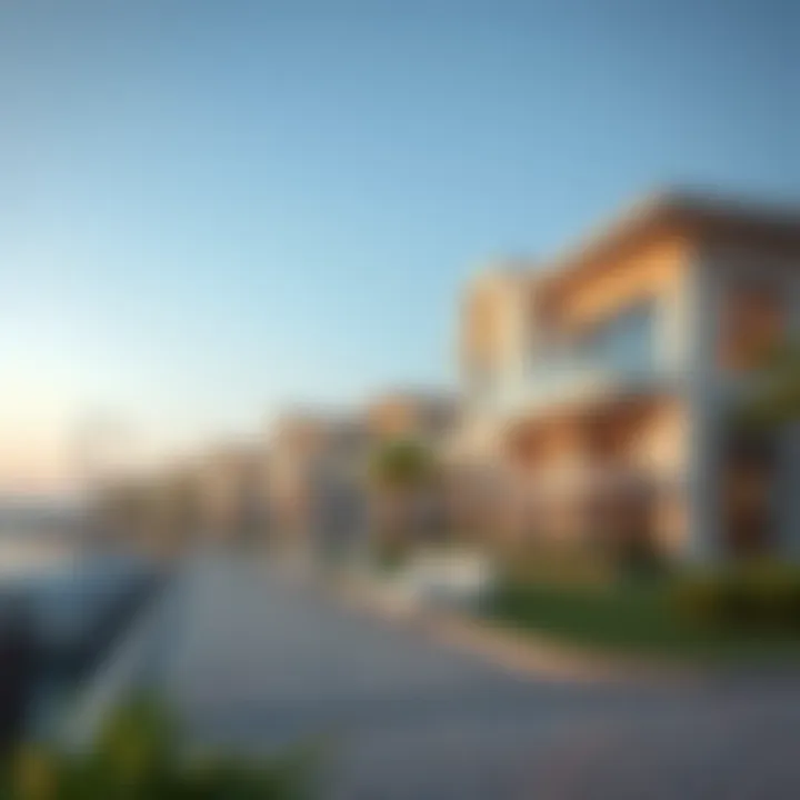 Luxurious residential properties along the Yas Island waterfront