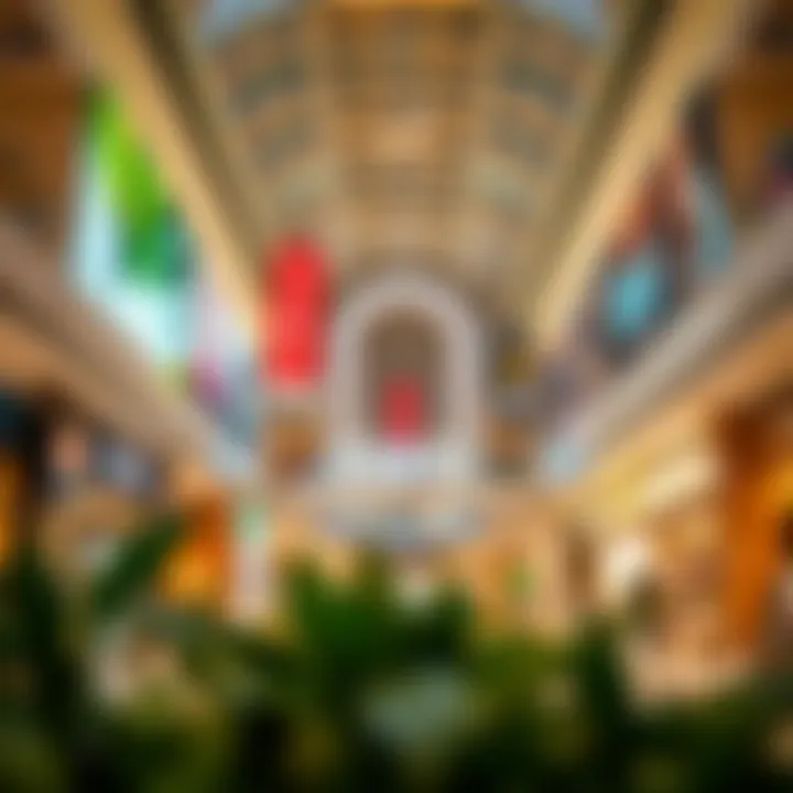 Diverse Retail Experience at Expo Mall Dubai Vibrant shopping areas filled with diverse retail options