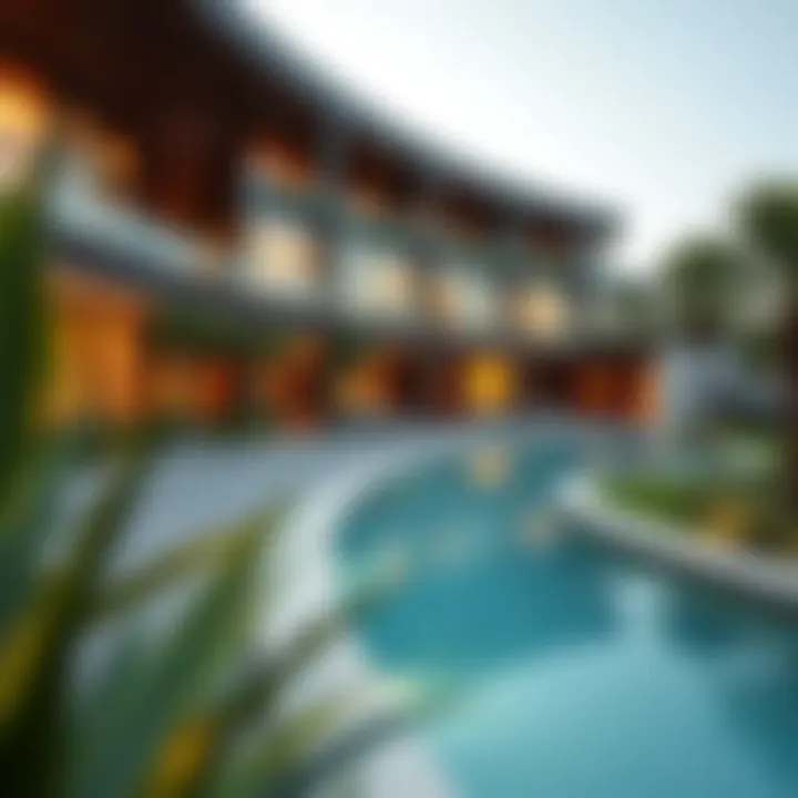 Eco-friendly building in Dubai incorporating sustainable practices