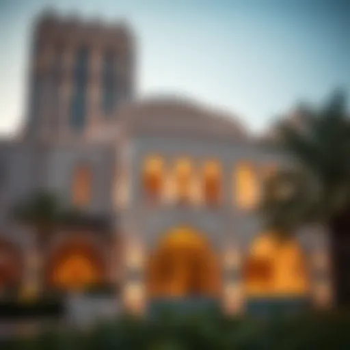 Stunning exterior view of Funduq Al Saif showcasing its unique architectural design