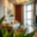 Luxurious furnished apartments showcasing elegant interiors