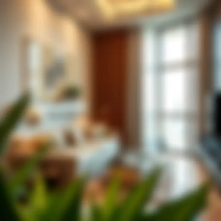 Luxurious furnished apartments showcasing elegant interiors