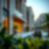 Stunning architectural detail of Gardenia Residence