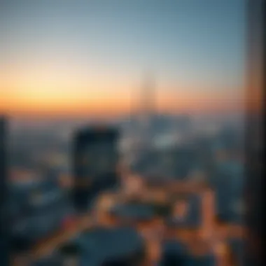 Dubai Skyline View from Gardenia Residence View of Dubai skyline from Gardenia Residence