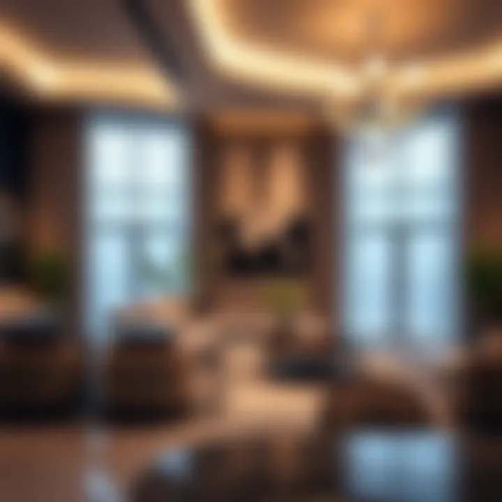 Interior ambiance highlighting design elements of Grace Studio