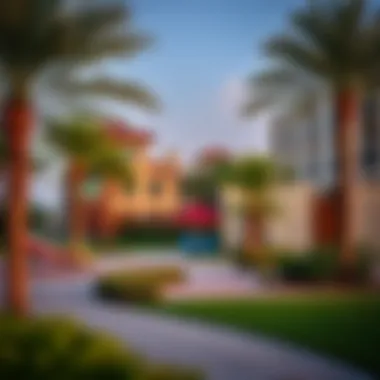 Community amenities including parks and recreational areas in Hessa Views