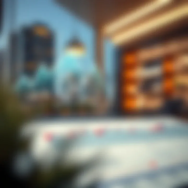 Market trend graphs highlighting real estate fluctuations