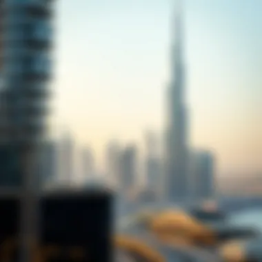 Dubai Skyline: A Hub of Luxury Real Estate A panoramic view of Dubai's skyline showcasing luxury real estate developments