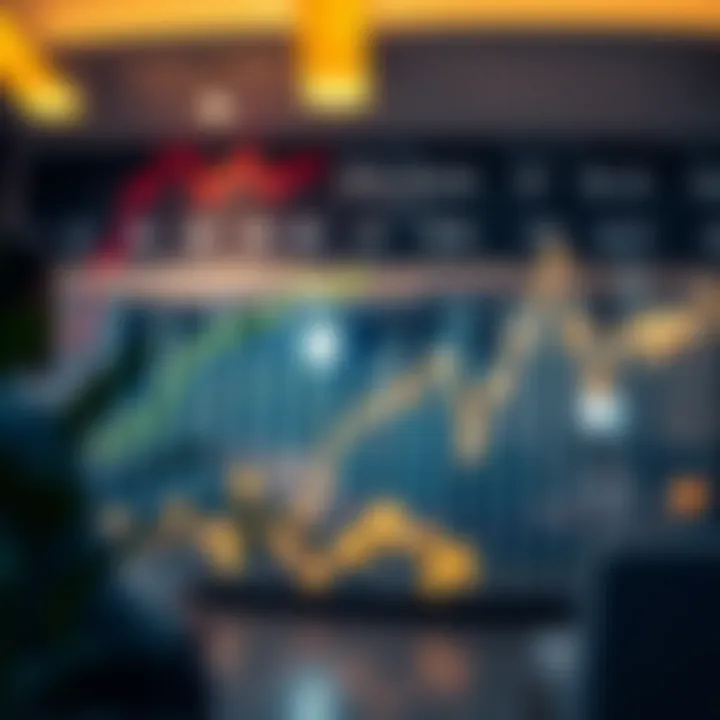 Understanding Financial Trends in Dubai Real Estate An illustration of financial graphs and charts symbolizing real estate market trends