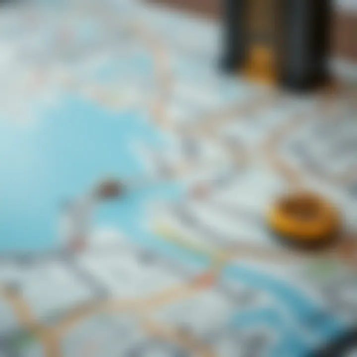 Prime Property Locations in Dubai A detailed map highlighting prime property locations in Dubai