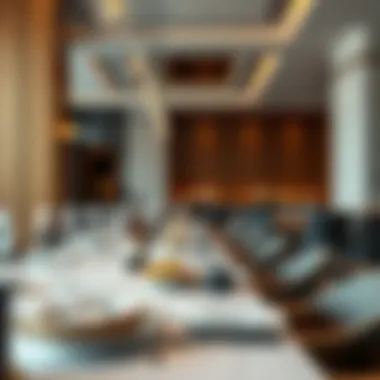 Gourmet dining experience at the hotel's restaurant