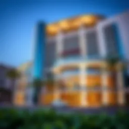 Exterior view of Lana Hotel highlighting its modern architecture