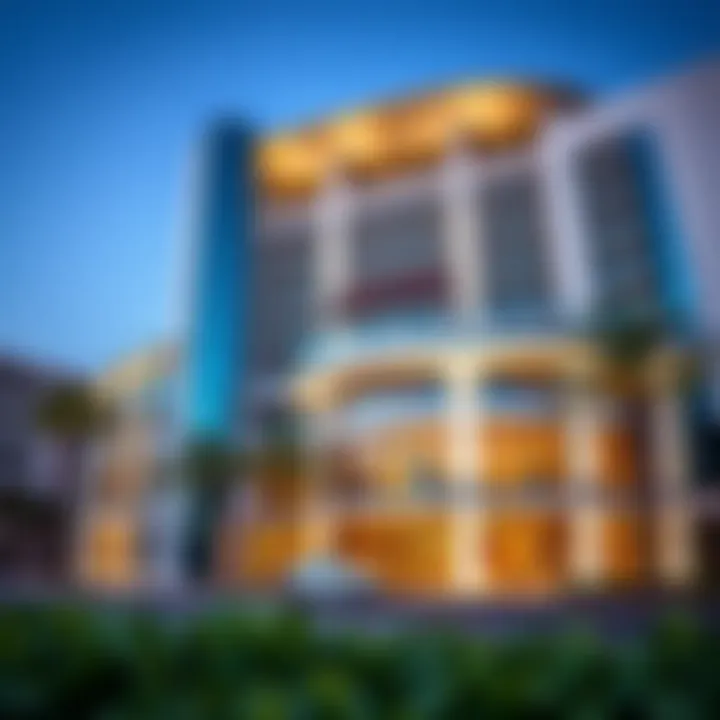 Exterior view of Lana Hotel highlighting its modern architecture